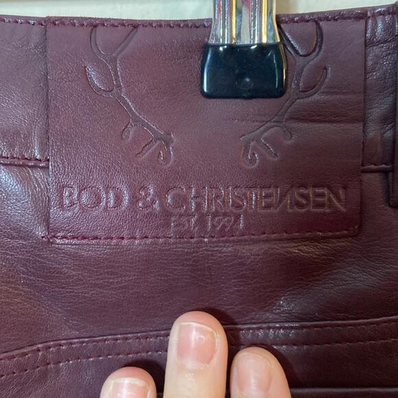 New Bod & Christensen Real Authentic  Italian Leather Boot Cut  Pants size 2 - Picture 6 of 10